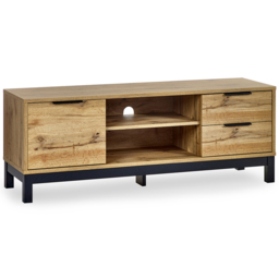 Julian Bowen Bali Light Oak TV Unit - Size: 50 x 135 x 40cm - Brown - Wilko - thumbnail 3