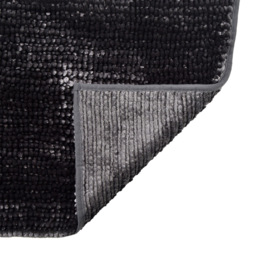 Allure Bath Fashions Charcoal Grey Velvet Chenille Bobble Non-Slip Bath Mat - Size: 50 x 80cm - Wilko - thumbnail 5