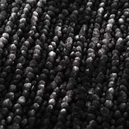 Allure Bath Fashions Charcoal Grey Velvet Chenille Bobble Non-Slip Bath Mat - Size: 50 x 80cm - Wilko - thumbnail 4