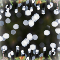 noel 200 Ice White LED Icicle Lights - Wilko