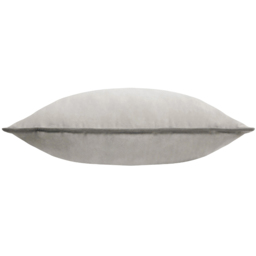 Paoletti Meridian Dove Charcoal Velvet Cushion - Size: 55 x 55 cm - Multi - Wilko - thumbnail 3