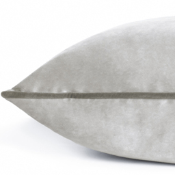 Paoletti Meridian Dove Charcoal Velvet Cushion - Size: 55 x 55 cm - Multi - Wilko - thumbnail 4