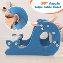 Costway Kids Blue Multi Functional Convertible Activity Table Set - Size: 67 x 44 x 16cm - Wilko - thumbnail 5