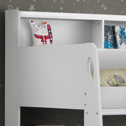 Julian Bowen Orion Pure White Single Drawer Bunk Bed - Wilko - thumbnail 4