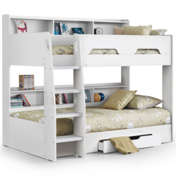 Julian Bowen Orion Pure White Single Drawer Bunk Bed - Wilko - thumbnail 3