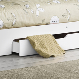 Julian Bowen Orion Pure White Single Drawer Bunk Bed - Wilko - thumbnail 6
