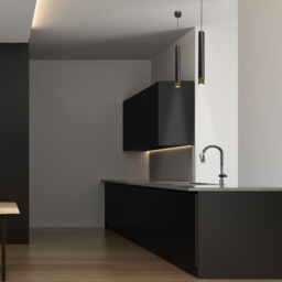 Milagro Dani Black and Gold 3 Pendant Lamp 230V - Size: 6 x 60 x 90cm - Wilko - thumbnail 7