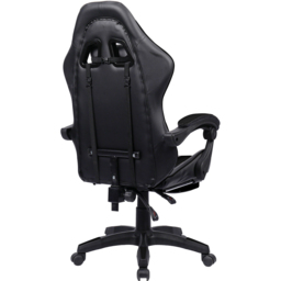 Neo Black Leather Massage Swivel Gaming Chair - Wilko - thumbnail 5