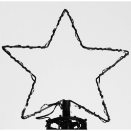Samuel Alexander Pre-Lit White and Warm White LED Pyramid Christmas Cone Tree 140cm - Size: 5ft - Wilko - thumbnail 7