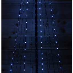 Samuel Alexander Pre-Lit White and Warm White LED Pyramid Christmas Cone Tree 140cm - Size: 5ft - Wilko - thumbnail 6