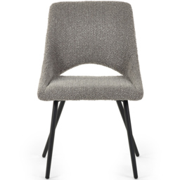 Julian Bowen Luca Iris 4 Seater Round Dining Set Grey - White - Wilko - thumbnail 6