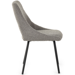 Julian Bowen Luca Iris 4 Seater Round Dining Set Grey - White - Wilko - thumbnail 7