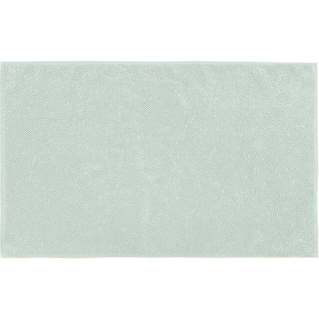 Misona Loop Duck Egg Reversible Organic Cotton Bath Mat 50 x 80cm - Size: 50 x 80 x 1cm - Duckegg - Wilko - image 1