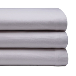 Serene King Size Heather Brushed Cotton Flat Bed Sheet - Purple - Wilko - thumbnail 4