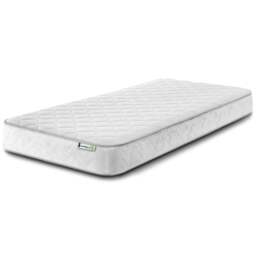 Starlight Beds Wellington Shorty Memory Foam and Open Coil Spring Mattress - White - Wilko