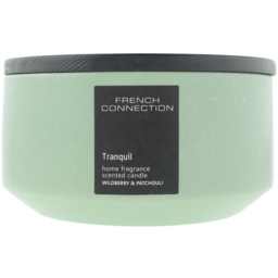 French Connection Stone Collection Wildberry and Patchouli Scented Candle - Size: 5.8 x 14.3 x 13.8cm - n/a - Wilko
