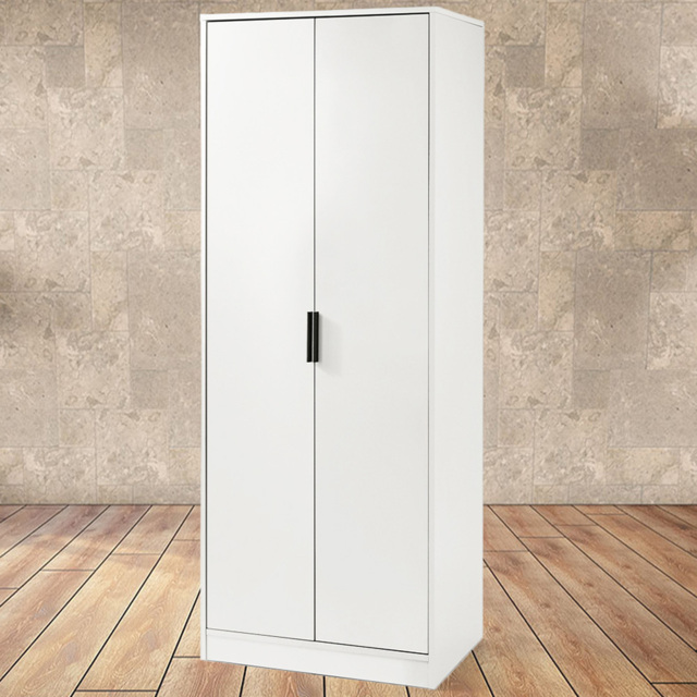 Julian Bowen Alba 2 Door Silk Grey Wardrobe - Wilko - image 1