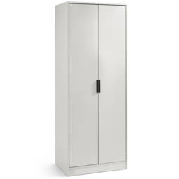 Julian Bowen Alba 2 Door Silk Grey Wardrobe - Wilko - thumbnail 3