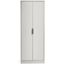 Julian Bowen Alba 2 Door Silk Grey Wardrobe - Wilko - thumbnail 4