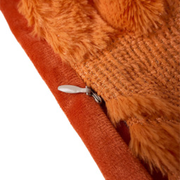 Living and Home Orange Pumpkin Soft Plush Throw Pillow 45 x 45cm - Size: 13 x 45 x 45cm - Wilko - thumbnail 6