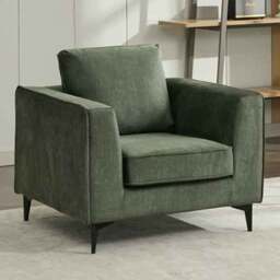 Brooklyn Moss Green Accent Chair - Size: Single - Wilko - thumbnail 1