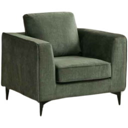 Brooklyn Moss Green Accent Chair - Size: Single - Wilko - thumbnail 3