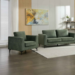 Brooklyn Moss Green Accent Chair - Size: Single - Wilko - thumbnail 6