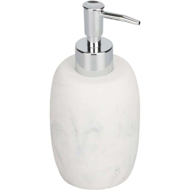 Treviso Soap Dispenser - White - Size: 8 x 8 x 17.5 cm - Wilko - image 1
