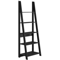 Tiva 5 Shelf Black Ladder Bookcase - LPD Home - Wilko - thumbnail 3