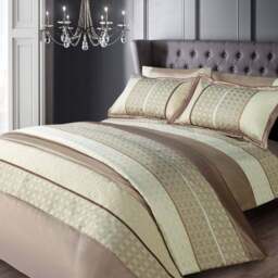 Sweet Dreams Pandora King Size Latte Bedspread Set - Cream - Wilko - thumbnail 1