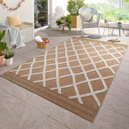 Desire Rugs Harper Cream Aztec Rug 50 x 80cm - Wilko - thumbnail 3