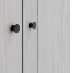 Havana 2 Door Grey Wardrobe - LPD Home - Wilko - thumbnail 6