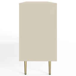 GFW Azariah 2 Door 3 Drawer Ivory Large Sideboard - Size: 76.6 x 116.6 x 39cm - Wilko - thumbnail 6