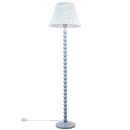 ValueLights Bobbins Green Arrow Shade Powder Blue LED Floor Lamp - Size: 149 x 40 x 40cm - Wilko - thumbnail 1