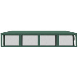 vidaXL 3 x 12m Green Party Tent with 10 Mesh Sidewalls - Wilko - thumbnail 5