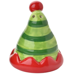 The Seasonal Gift Co. 2 Piece Elf Salt and Pepper Shakers - Size: 7 x 7 x 6cm - Green - Wilko - thumbnail 4