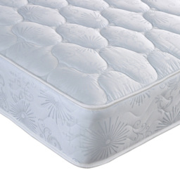 Venice Small Double Coil Sprung Mattress - White - Bedmaster - Wilko - thumbnail 3