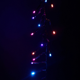 Premier ClusterBrights 3000 Rainbow LED Multi-Function Green Cluster Light 37.2m - Size: 5 x 3720 x 5cm - Multi Coloured - Wilko - thumbnail 6