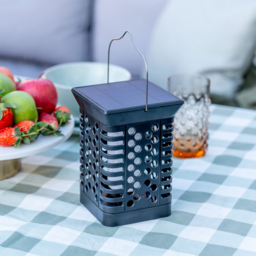 ValueLights Black Solar Outdoor Lantern Stake Light - Size: 73 x 12 x 12cm - Wilko - thumbnail 4