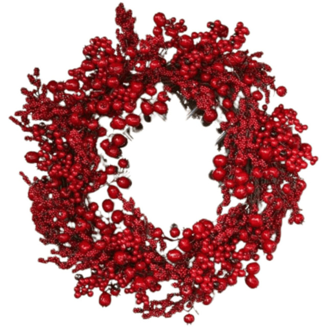 Samuel Alexander Red Berry Burst Wreath 40cm - Size: 4 x 40 x 40cm - Wilko - image 1