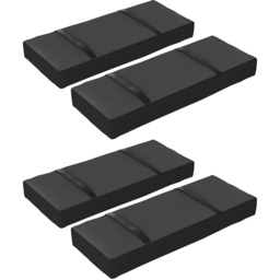 Outsunny Set of 4 Black Parasol Base - Size: 11 x 30 x 76cm - Wilko - thumbnail 1
