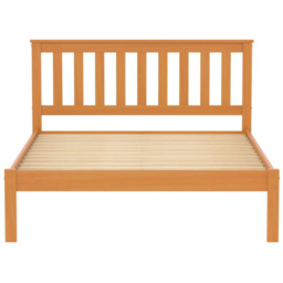Denver Small Double Pine Wooden Bed - Brown - Birlea - Wilko - thumbnail 6