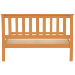 Denver Small Double Pine Wooden Bed - Brown - Birlea - Wilko - thumbnail 7