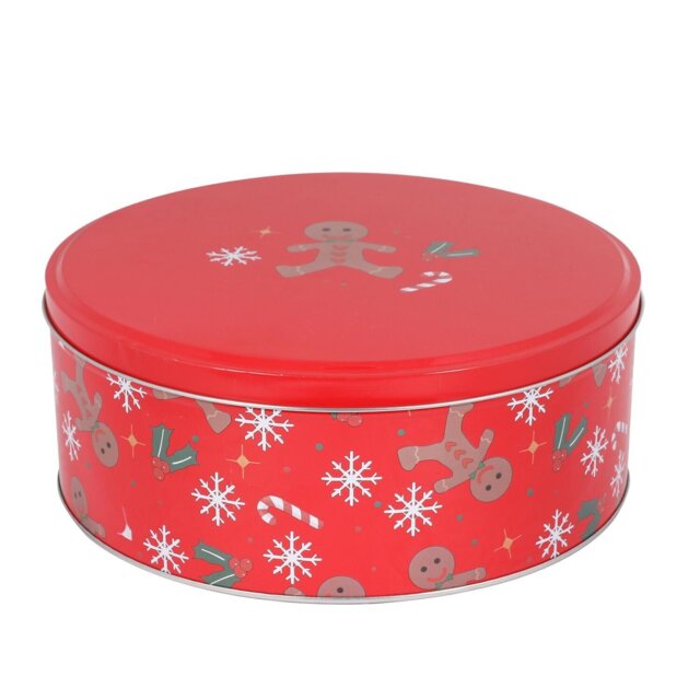 Set of Three Christmas Cake Tins - Size: 25 x 26 x 25cm - Wilko