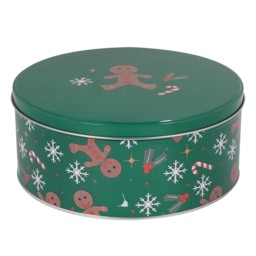 Set of Three Christmas Cake Tins - Size: 25 x 26 x 25cm - Wilko - thumbnail 3