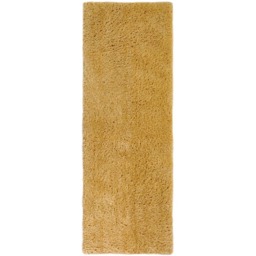 Homemaker Ochre Snug Plain Shaggy Rug 60 x 200cm - Yellow - Wilko - thumbnail 1