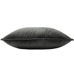 Paoletti Hortus Charcoal Bee Embroidered Cushion - Size: 50 x 50 cm - Grey - Wilko - thumbnail 4