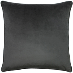 Paoletti Hortus Charcoal Bee Embroidered Cushion - Size: 50 x 50 cm - Grey - Wilko - thumbnail 3
