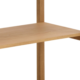 Florence Ludza 3 Shelf Oak Rectangular Bookcase - Brown - Furniture To Go - Wilko - thumbnail 7