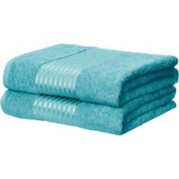 Rapport Home Windsor Blue Cotton Face Cloth - Size: 0.1 x 30 x 30cm - Wilko